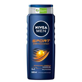 Nivea Men Sport 24h Fresh Effect Gel Douche 3 en 1