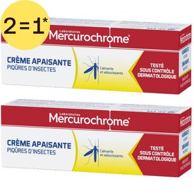 Mercurochrome Verzachtende crème tegen insectenbeten | 2=1*