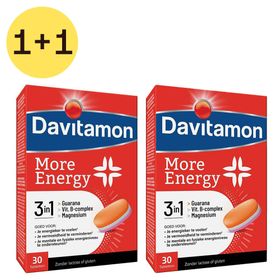 Davitamon More Energy 3-in-1 1+1 GRATIS