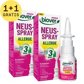 Biover Neusspray Allergie 1+1 GRATIS