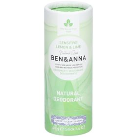 Ben & Anna Natural Deodorant Papertube Lemon & Lime Sensitive