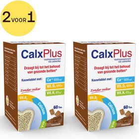 CalxPlus Chocolade | Calcium | Botten 2 voor 1