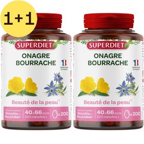 Superdiet Onagre Bourrache | 1+1 GRATUIT