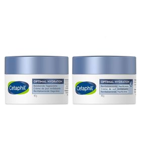 Cetaphil® Optimal Hydration Crème de Jour + Crème de Nuit Revitalisante DUO