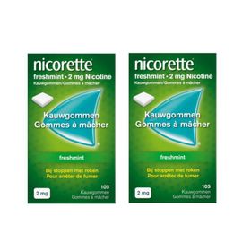 Nicorette® Freshmint Kauwgom 2mg DUO