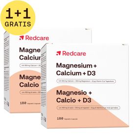 Redcare Magnesium + Calcium + D3 1+1 GRATIS