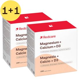 Redcare Magnésium + Calcium + D3 1+1 GRATUIT
