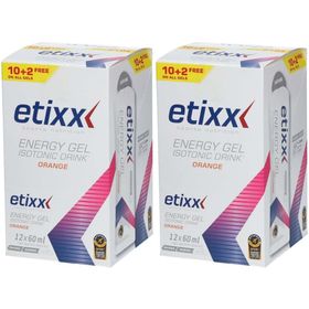Etixx Isotonic Drink Energy Gel Orange 1+1 GRATIS PROMO