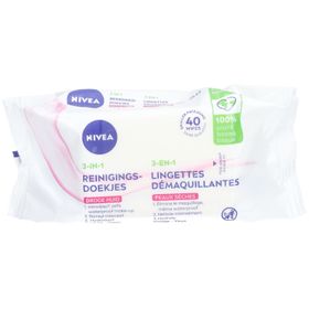 Nivea 3-in-1 Reinigingsdoekjes Droge Huid