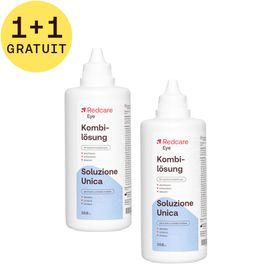 Redcare Eye Solution Combinée pour Lentilles Souples 1+1 GRATUIT