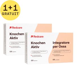 Redcare Minéralisation Osseuse Aktiv 1+1 GRATUIT