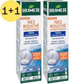 Humer Verstopte Neus Hypertonische Spray | 1+1 GRATIS