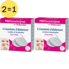 Mercurochrome Pitchoune Wasbare Zoogkompressen 2 voor 1