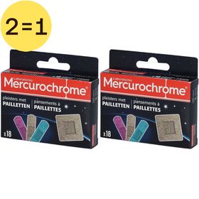 Mercurochorme Pleisters met Pailletten 2 voor 1
