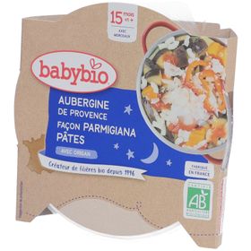 Babybio® Aubergines de Provence Façon Parmigiana Pâtes avec Origan