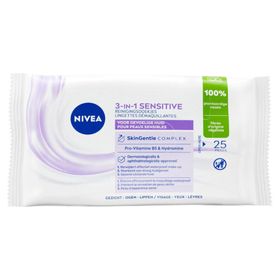 Nivea 3-in-1 Sensitive Reinigingsdoekjes