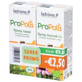 Ladrome Propolis Neusspray + Propolis Mond- en Keelspray