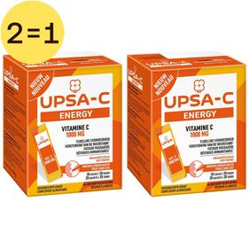 UPSA-C Energy Vitamine C 1000 mg 2 voor 1