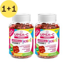 UPSA-C Energy Acerola Kids Aardbeiensmaak | 1+1 GRATIS