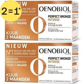 Oenobiol Perfect Bronze Intense | Bruinen zonder zon | 2=1*