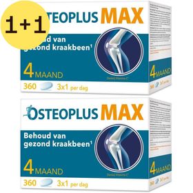 Osteoplus Max | Gezond kraakbeen, gewrichten en botten | 1+1 GRATIS