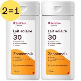 Redcare Zonnemelk SPF30 2 voor 1