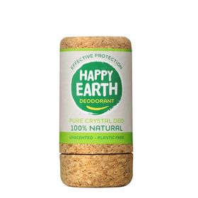 Happy Earth Stick Déodorant Naturel 100% Sans Parfum Pure Crystal