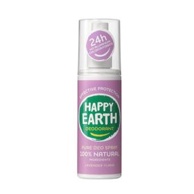 Happy Earth Déodorant Spray Naturel 100% Lavande & Ylang