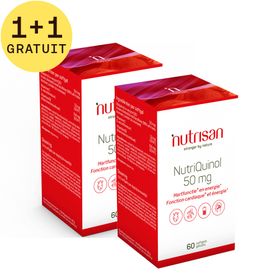 Nutrisan NutriQuinol 50 mg 1+1 GRATUIT