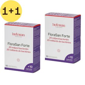 Nutrisan FloraSan Forte + 10 Capsules GRATIS | 1+1 GRATIS