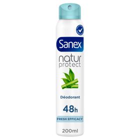 Sanex Natur Protect | Deodorant met Bamboe-extract | 24 uur frisse werking