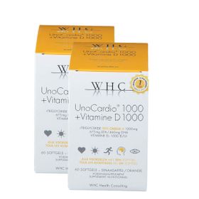 WHC UNOCARDIO omega3 1000 + Vitamine D Duo