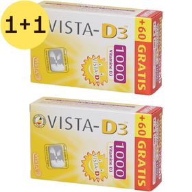 VISTA-D3™ 1000 + 60 Smelttabletten GRATIS | 1+1 GRATUIT
