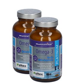 Mannavital Omega-3 Platinum Huile de Poisson