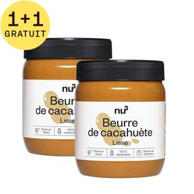 nu3 Beurre de Cacahuète Smooth 1+1 GRATUIT