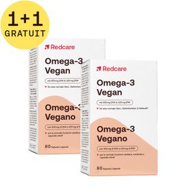 Redcare Oméga-3 Vegan 1+1 GRATUIT