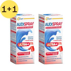 Audispray Ultra | Oordruppels overmatig oorsmeer | Oorhygiëne | 1+1 GRATIS