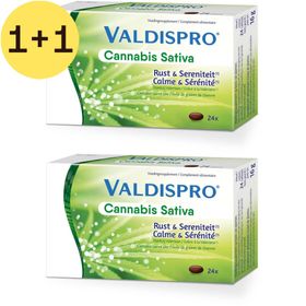 Valdispro Cannabis Sativa | Valériane et huile de graines de chanvre | 1+1 GRATUIT