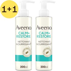 Aveeno® Calm+Restore Nettoyant Nourrissant | Peau Normale et Sensible | 1+1 GRATUIT