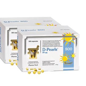 Pharma Nord D-Pearls 800 | vitamine D | Immuunsysteem + Botten & tanden