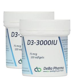 DeBa Pharma Vitamine D3-3000 IU 75mcg