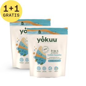 Yokuu 3-in-1 Probiotische Wc Bom Tijm & Zeezout 1+1 GRATIS