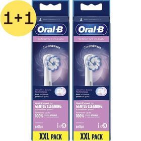 OralB Refill Sensitive Clean Xf Opzetborstels 8 | 1+1 GRATIS