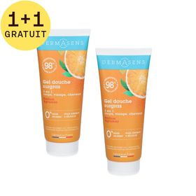 DermAsens Gel Douche Surgras Agrumes 1+1 GRATUIT