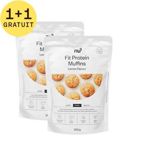 nu3 Fit Muffins protéinés au citron 1+1 GRATUIT
