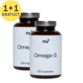 nu3 Omega-3 Fischölkonzentrat 1+1 GRATIS PROMO MKT