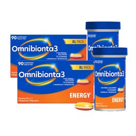 Omnibionta®3 Énergie | Comprimés multivitaminés avec vitamines B12, C et magnésium | 3 mois