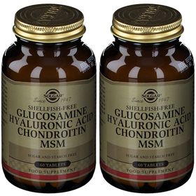 Solgar Glucosamine Acide Hyaluronique Chondroïtine MSM