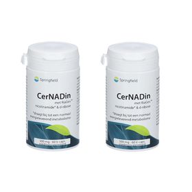 Springfield Cernadin Nicotinamide & D-Ribose 500mg