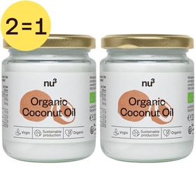 nu3 Huile de coco bio 2 pour 1
